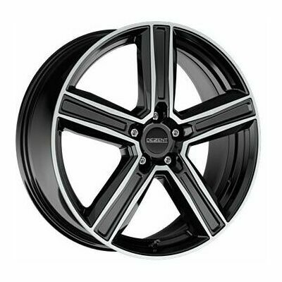 Dezent KG dark 9×20 5×112 ET35 Leštěná čelní plocha / Černý lak